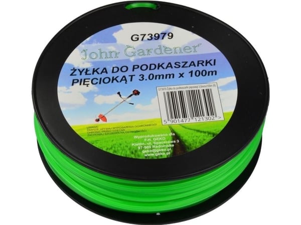 Geko zylingsline til trimmer 3,0 mm x 100 m (20)