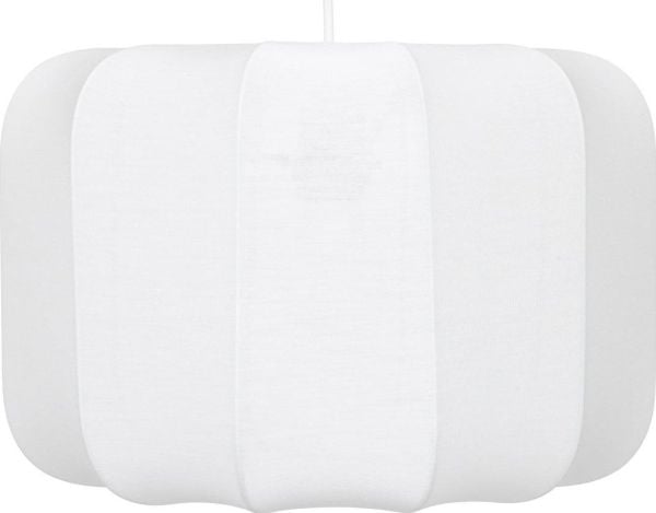 Atmosphera pendellampe TOBIE med bomullsskjerm, Ø 35 cm