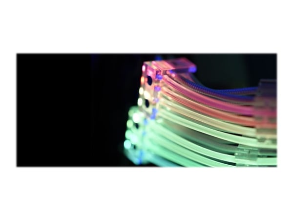 Lian Li Strimer 8pin - Strømforlengelseskabel - 8-pins PCIe-strøm (6+2) (hann) til 8-pins PCIe-strøm (6+2) (hunn) - 30 cm