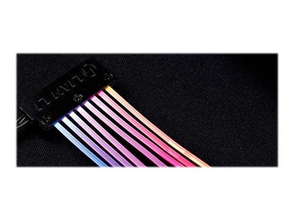 Lian Li Strimer 8pin - Strømforlengelseskabel - 8-pins PCIe-strøm (6+2) (hann) til 8-pins PCIe-strøm (6+2) (hunn) - 30 cm