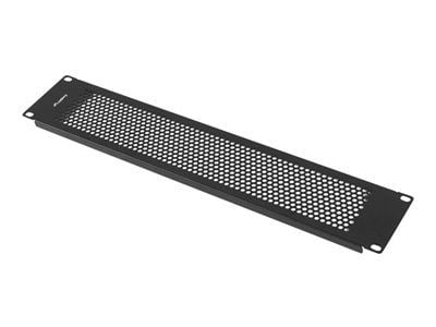 Lanberg - Rackblankingspanel - mesh - svart, RAL 9004 - 2U - 19"