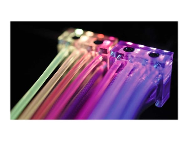 Lian Li Strimer 8pin - Strømforlengelseskabel - 8-pins PCIe-strøm (6+2) (hann) til 8-pins PCIe-strøm (6+2) (hunn) - 30 cm