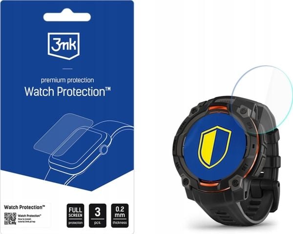3mk Watch Protection FlexibleGlass til Garmin Instinct 3 45 mm (AMOLED, Solar)