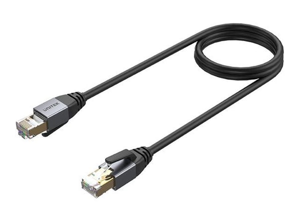 Unitek Unitek Ethernet-kaapeli RJ-45 LAN, patchcord cat.8 (S/FTP), verkkokaapeli 2m 2m