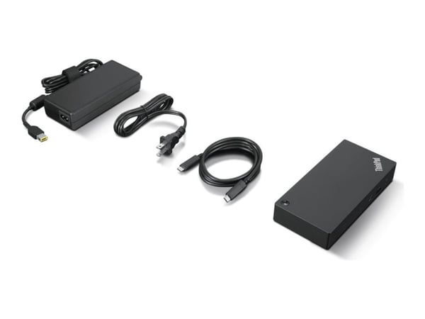 Lenovo - Dokkingstasjon - USB-C - HDMI, 2 x DP - 1GbE - 135 watt - CRU - Europa