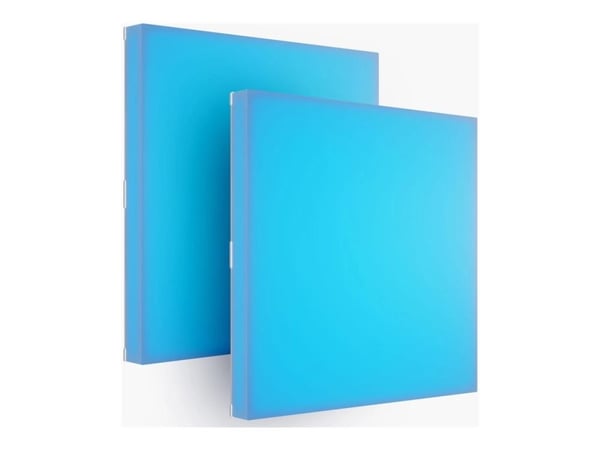 Nanoleaf - Lyspanel - LED - 3 W - RGBW-lys - 1200-6500 K - kvadrat (en pakke 2)