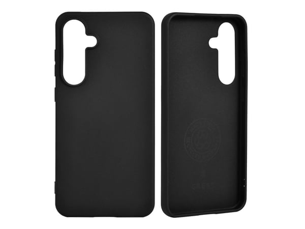 GRE8T - Baksidedeksel for mobiltelefon - termoplast-polyuretan (TPU) - svart - for Samsung Galaxy S24 FE