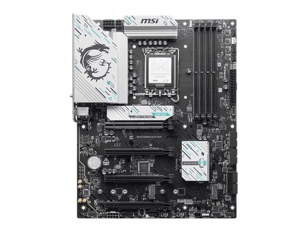 MSI B860 GAMING PLUS WIFI - Hovedkort - ATX - LGA1851-sokkel - B860 Chipset - USB 3.2 Gen 2, USB 3.2 Gen 1 - 5 Gigabit Ethernet, Wi-Fi 7 - innbygd ...