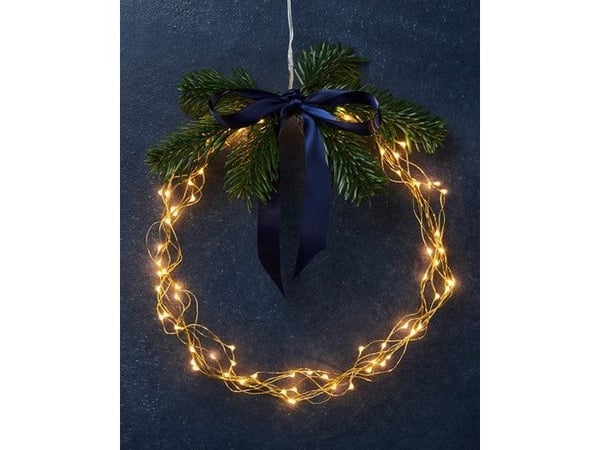Sirius Knirke valoketju 80 LED - Kirkas/Kultainen