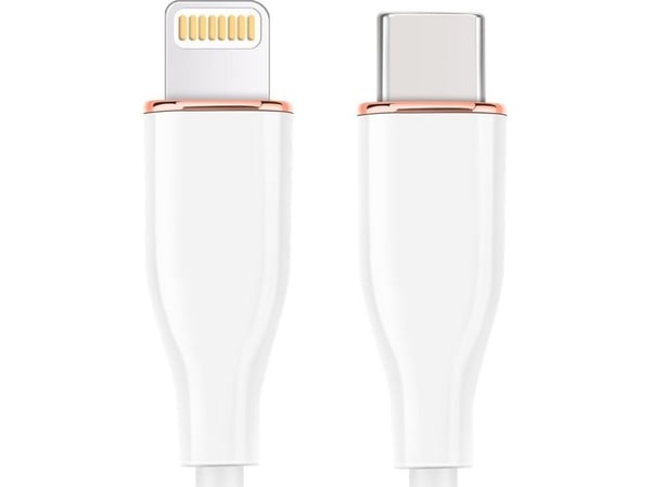 Cablexpert Premium - Lightning-kabel - USB-C hann til Lightning hann - 1.5 m - hvit - formstøpt, data & lading