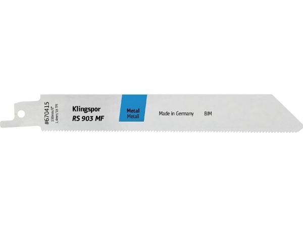 KLINGSPOR borsagblad/stikksagblad sabl (stikksag) 150x19x0,9 mm RS 903 MF (5 stk)