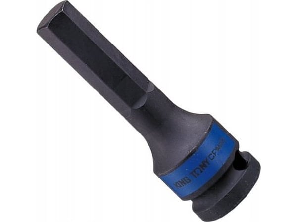 KING TONY slaghylsa HEX 1/2" 12x80 mm