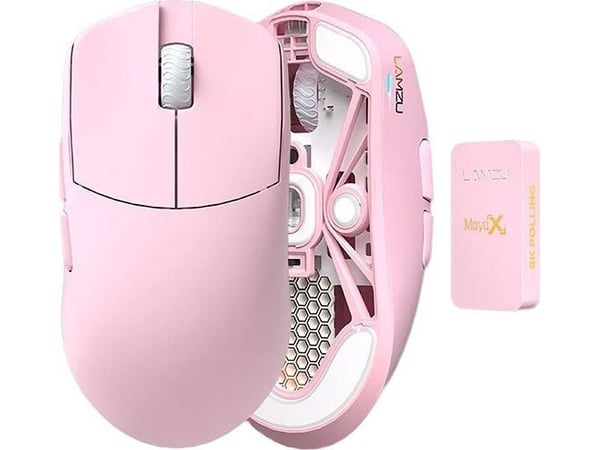 Lamzu MAYA X 8K Pink (vaaleanpunainen) langaton pelihiiri Lamzu MAYA X 8K Pink (vaaleanpunainen) langaton pelihiiri