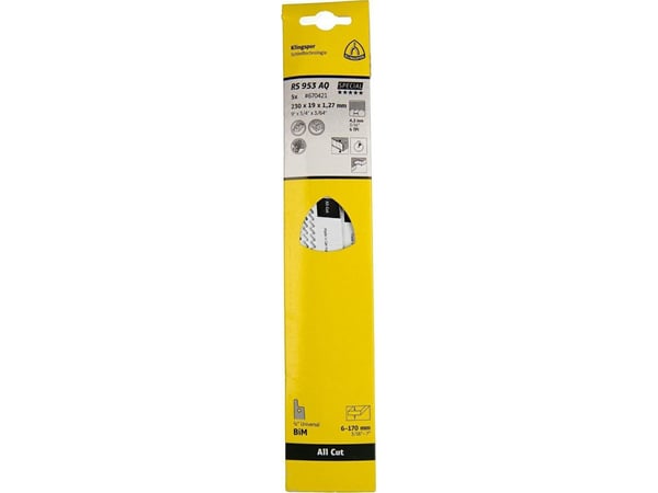 Klingspor KLINGSPOR RECIMER SAGBLAD 230x19x1,27mm RS 953 AQ /5 stk.