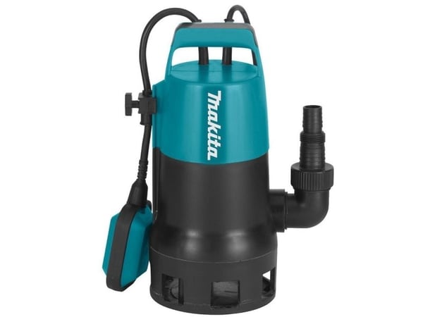Makita PF0410/2, Nedsenkbar pumpe, 400 W, AC, 8400 l/t, IP68, Sort, Teal