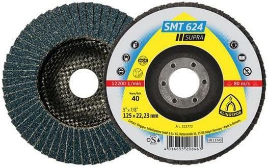 KLINGSPOR SCIERNICA LISTKOWA SMT624 125 P 80 SUPRA WYPUKLA...