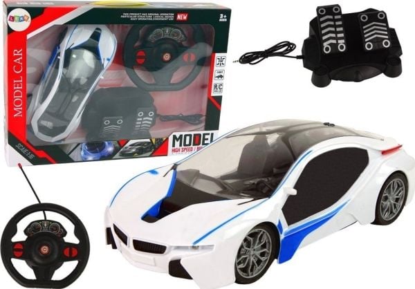 LeanToys fjernstyrt bil R/C-fjernkontroll Gass- og bremsepedal LEAN-leker
