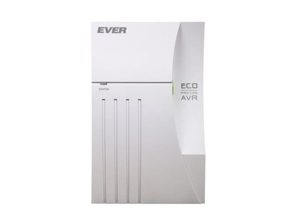EVER ECO Pro 1200 AVR CDS - UPS - AC 230 V - 780 Watt - 1200 VA - 5 Ah - USB - utgångskontakter: 2 - vit