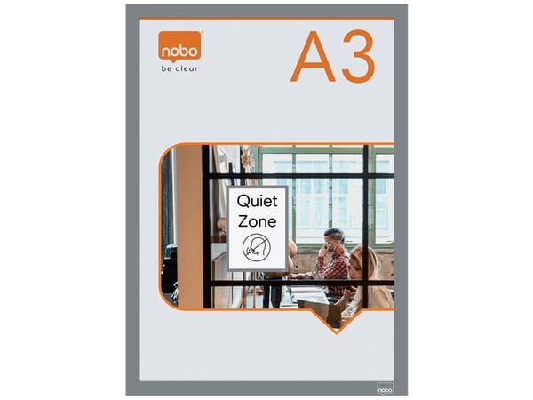 Infokehys Nobo magn itseliimautuva A3 2 kpl alu