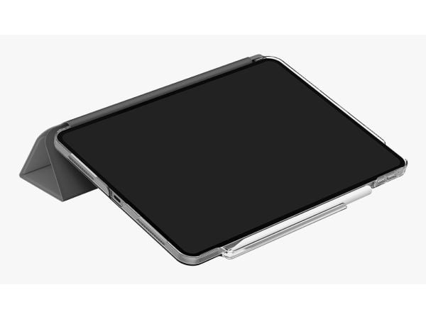 Uniq Ryze 360 Apple iPad Air 13" 2024 (6. sukupolvi) tabletin kotelo vaaleanharmaa/liitu harmaa