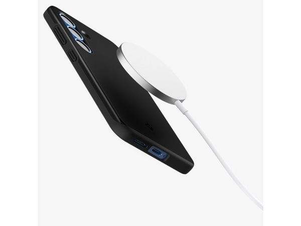 Spigen Thin Fit (MagFit), Deksel, Samsung, Galaxy S25, 15,8 cm (6,2"), Sort