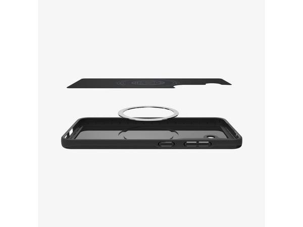 Spigen Thin Fit (MagFit), Deksel, Samsung, Galaxy S25, 15,8 cm (6,2"), Sort