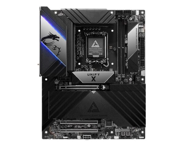 MSI MEG Z890 UNIFY-X - Hovedkort - ATX - LGA1851-sokkel - Z890 Chipset - USB-C 3.2 Gen 2x2, USB 3.2 Gen 1, USB 3.2 Gen 2, USB-C 3.2 Gen2 - 5 Gigabi...