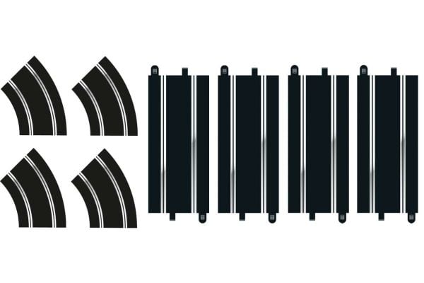 Standard straight and R2 curve track ex Standard straight and R2 curve track ex