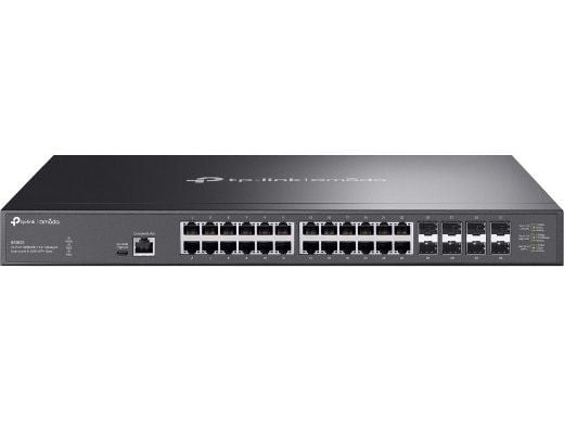 TP-Link Omada SX3832, Håndtert, L2/L2+, 10G Ethernet (100/1000/10000), Rack-montering, 1U