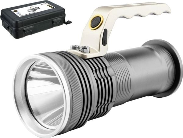 Latarka MacTronic Latarka Entac 5W 400lm T6 Alu 2x18650 + ładowarka