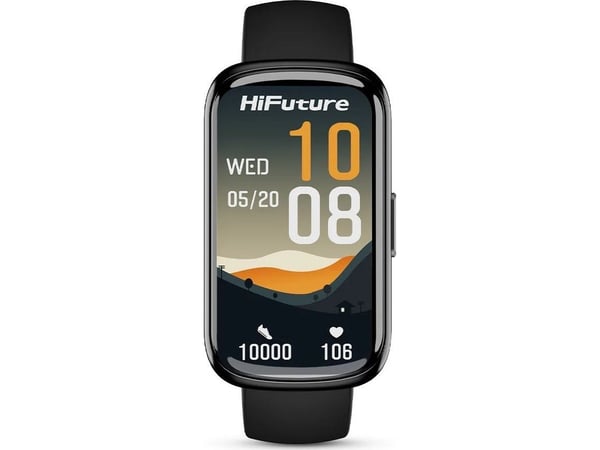 HiFuture älykello EVO2 musta/musta(HSSW6BK)