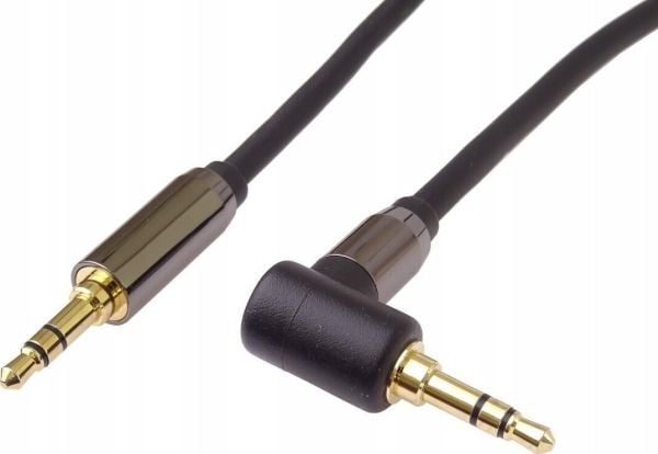 PremiumCord Jack 3,5 mm til Jack 3,5 mm kabel 3 m svart (kjqmm3-90)