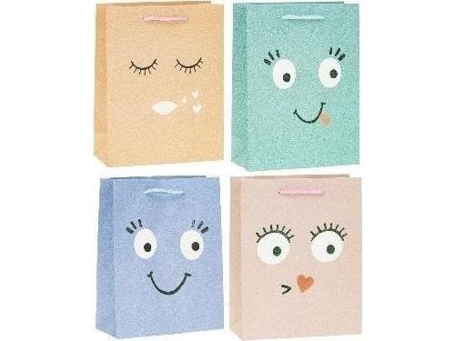 Rozette Lux gavepose med glitter stor mix ROZETTE