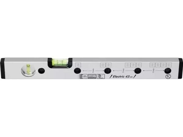 Alu-vattenpass 2V.V 43 cm för elektriker