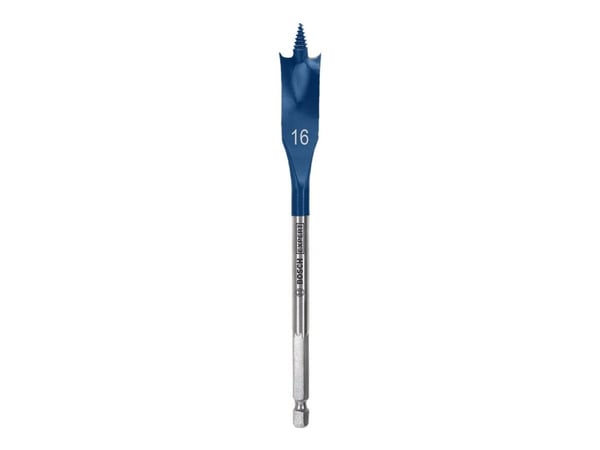 Bosch Expert - Bor - for tre, kartong, bløtt tre, sponplater - spadedel - 16 mm - heksagonal - lengde: 152 mm