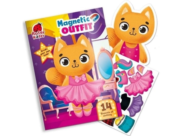 Roter Kafer magnetisk puslespill Katt