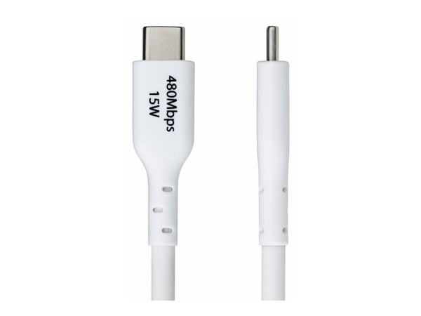 3M WHITE USB-A TO USB-C CABLE CHARGER CORD USB 2.0 DATA TRANSF