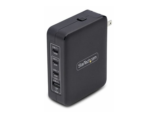 StarTech.com 3114GCU-WALL-CHARGER, Sisätila, AC, 28 V, musta