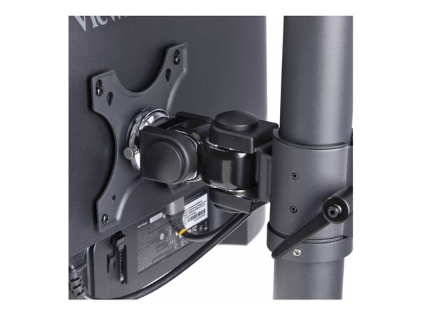 Startech Desk Mount For 2x Vertically Stacked Monitors, Dual 49", TAA - Monteringssett (2 VESA-plater, polehette, 2 VESA-feste, C-klemme 25 - 100 m...