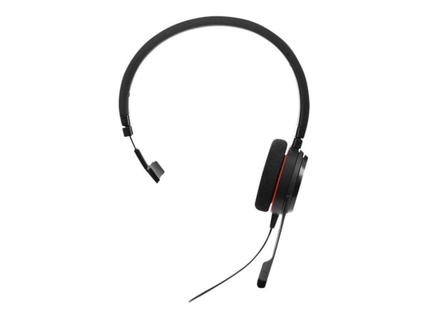 Jabra Evolve 20 MS mono - Hodesett - on-ear - kablet - USB-C, USB-A - lydisolerende - Certified for Microsoft Teams, Avaya Certified, Cisco Certifi...