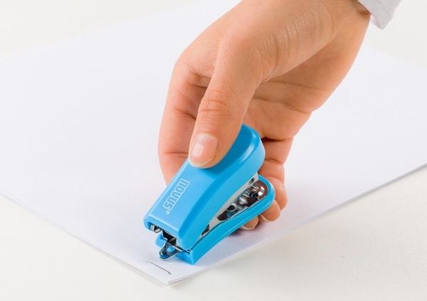 Novus MINI, 12 arkkia, Sininen, 24/6, 26/6, Metalli, Muovi, 80 g/m², 2 cm