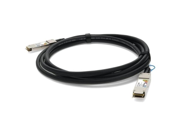 Alcatel-Lucent - 100GBase direktkopplingskabel - QSFP28 till QSFP28 - 1 m - dubbelaxlad - för P/N: OS6900-V72-F, OS6900-V72-R, OS6900X48E-F-IT, OS6...