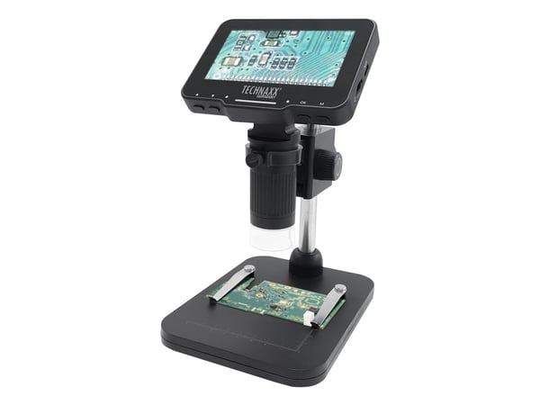 Technaxx 5140, Digitalt mikroskop, plast, LCD, 10,9 cm (4,3"), MicroSD (TransFlash), 50x