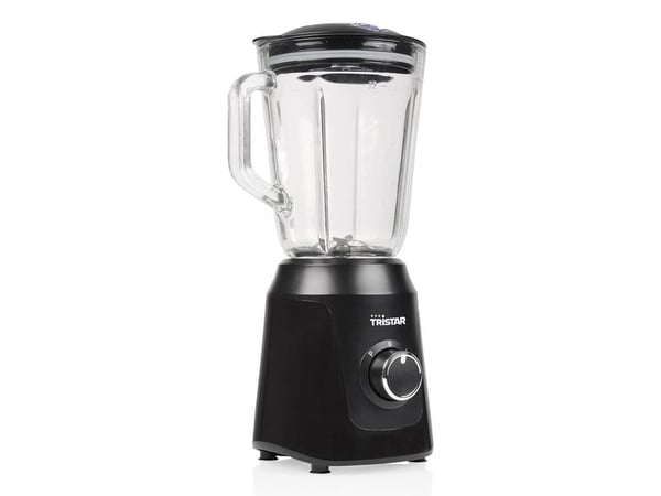 Tristar BL-4482, Blender til madlavning, 1 L, Impulsfunksjon, Knusning av is, 350 W, Sort, Transparent