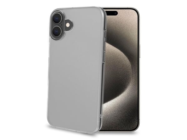 Celly GELSKIN1080, Etui, Apple, iPhone 16 Plus, 17 cm (6.7"), Gjennomsiktig