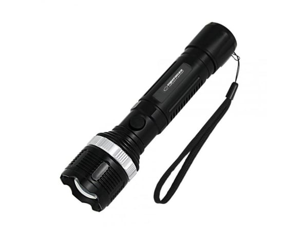 Esperanza Epione L, Hand flashlight, Black, Buttons, LED, 1 lamp(s), 1 W