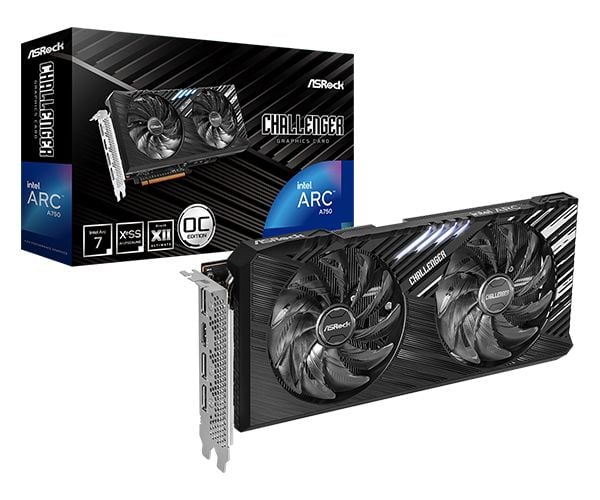 ASRock Intel Arc A750 CL SE 8GO 8GB GDDR6 2xHDMI/2xDP