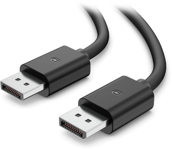 Dell CB325D - DisplayPort-kabel - DisplayPort (hann) til DisplayPort (hann) - DisplayPort 1.4 - 1.8 m - 4K 120 Hz støtte, 8K 60Hz støtte, 5K 60Hz s...