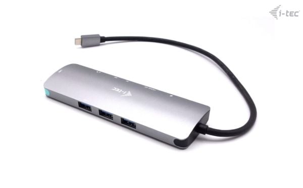 i-Tec Nano Dock - Dokkingstasjon - USB-C / USB4 / Thunderbolt 3 / Thunderbolt 4 - HDMI - 1GbE - 100 watt - Europa