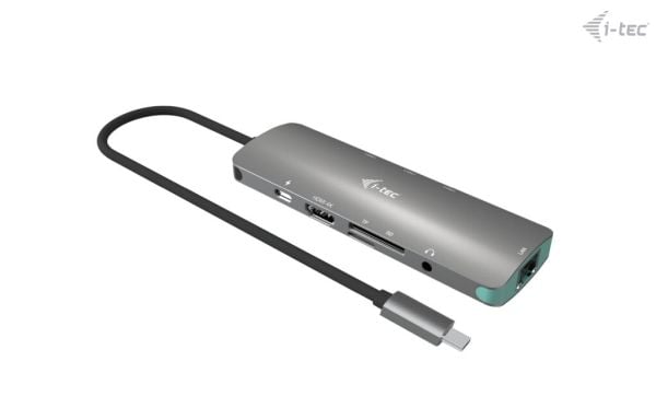 i-Tec Nano Dock - Dokkingstasjon - USB-C / USB4 / Thunderbolt 3 / Thunderbolt 4 - HDMI - 1GbE - 100 watt - Europa